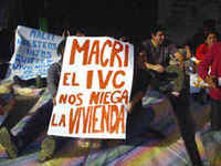 Buenos Aires, Acampe por tiempo indeterminado frente al IVC por exigir el derecho a la vivienda, MAYO 2011