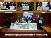 Forum Mondiale sui Diritti Umani, la solidarietà internazionale contro gli sfratti