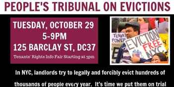 Join the People's Tribunal on Evictions New York! - October 29, 2019