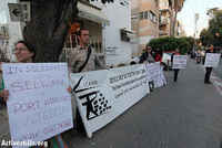 Protest agains evictions in NI and PA, Tel Aviv