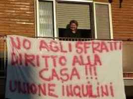 Resistenza agli sfratti, Unione Inquilini, Italia